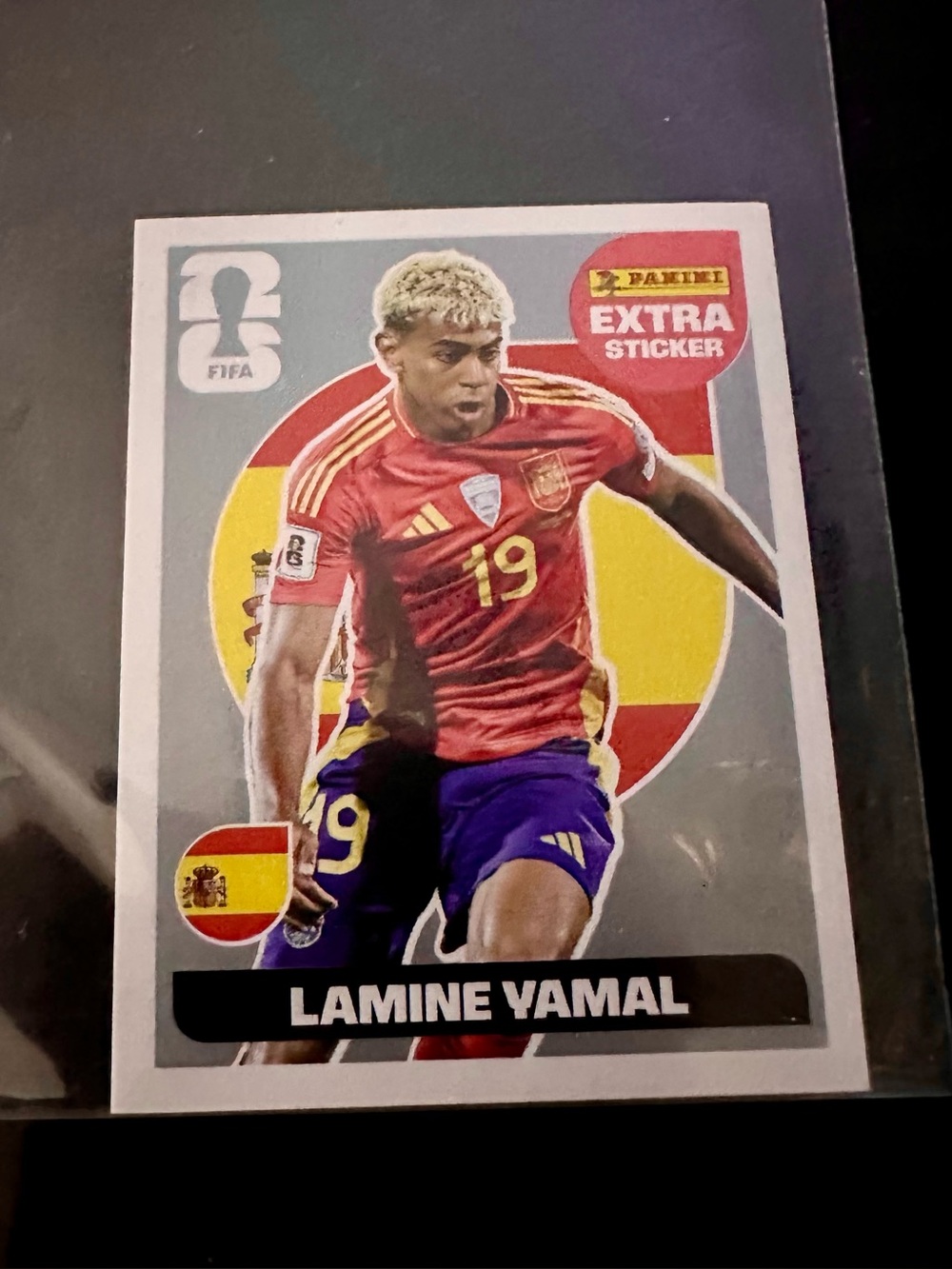 RARE‼️FIFA World Cup 2026 EXTRA Sticker Silver YAMAL